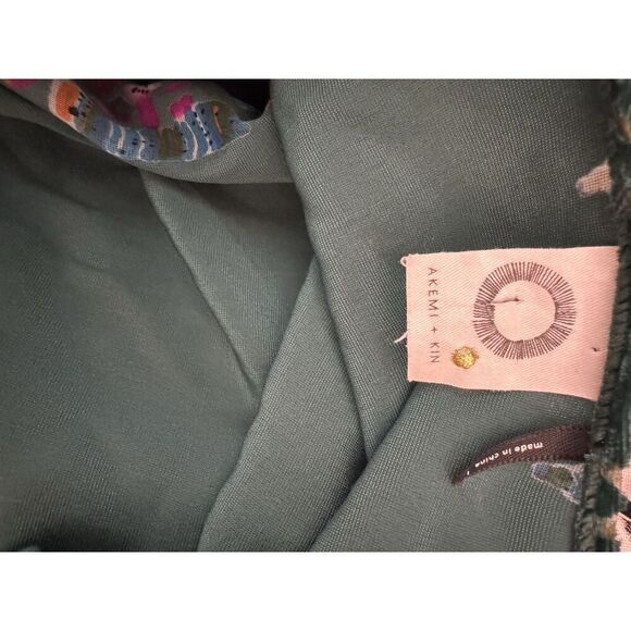 Akemi + Kin Anthropologie Womens Titania Velvet Kimono Wrap Shawl Top One Size - Picture 6 of 7